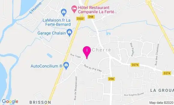 Localisation Sophie Deroin