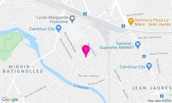 Localisation Marie Anne Nadin