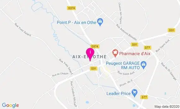 Localisation Agnes Martineau