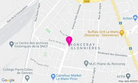 Localisation Annie Boussard