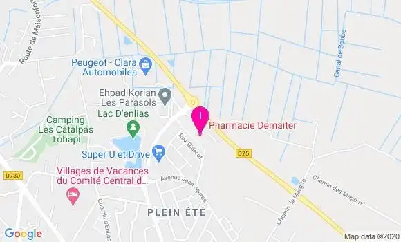 Localisation Sylvain Pichon