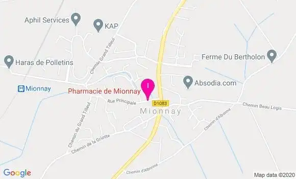 Localisation Audrey Georges