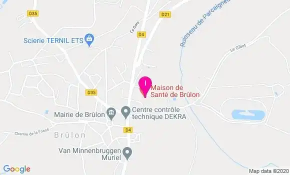 Localisation Daisy Pechin