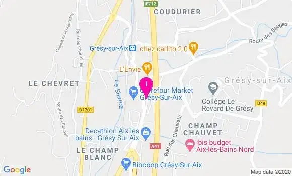 Localisation Pascale Terrier