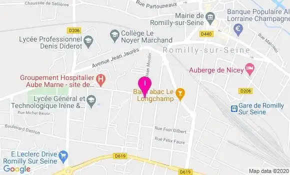 Localisation Helene Quenot
