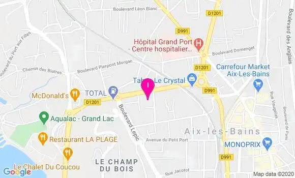 Localisation Emmanuelle Chambat