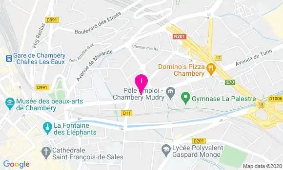 Localisation Pascale David Faure