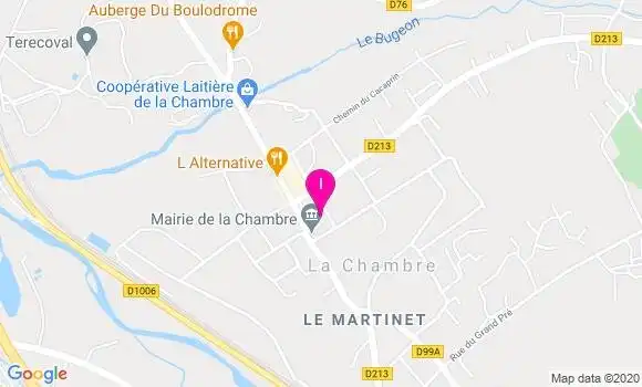 Localisation Brigitte Carraz