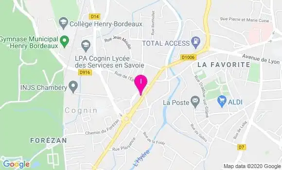 Localisation Brigitte Beaudouin