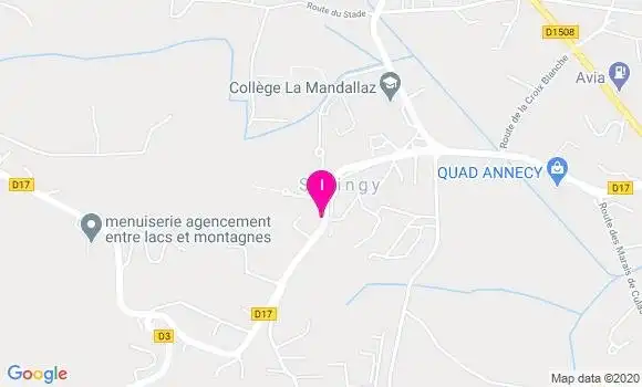 Localisation Sophie Molhant