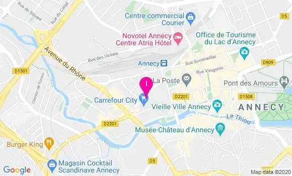Localisation Natalys Boumard Bigeard