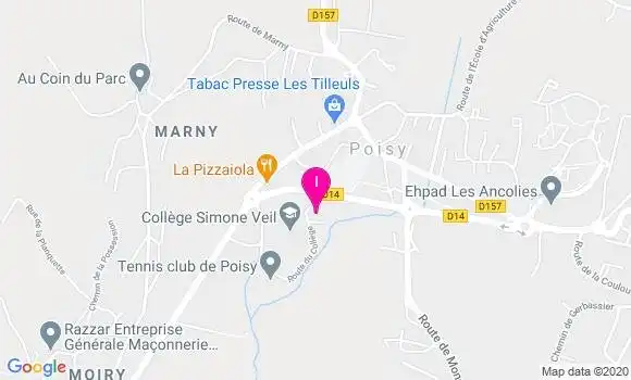 Localisation Aurore Marchetti
