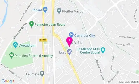 Localisation Francoise Tuillier