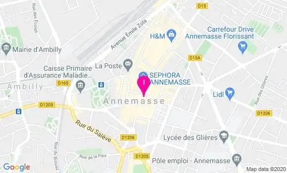 Localisation Frederique Lecomte