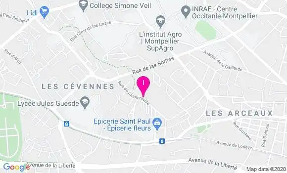 Localisation Vanessa Dard