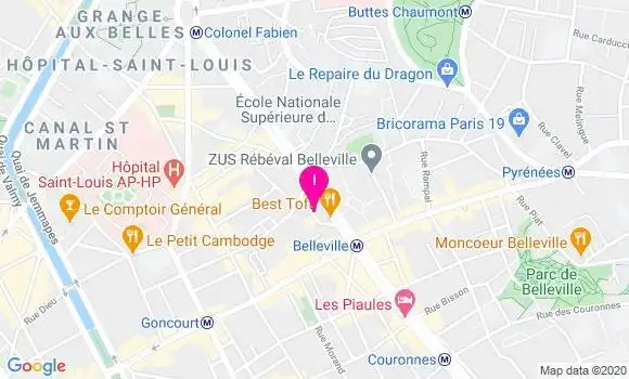 Localisation Daniel Brugidou