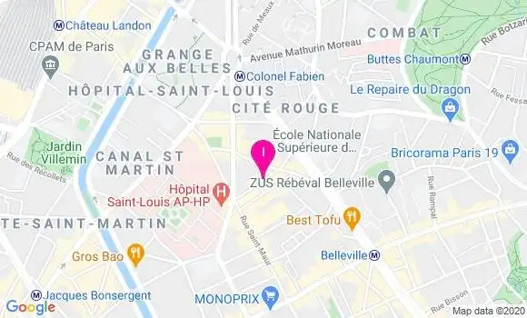 Localisation Myriam Tenitri