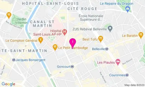 Localisation Marie Bauchiero