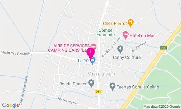Localisation Ingrid Valverde