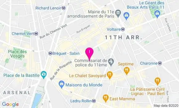 Localisation Thierry Fernandez