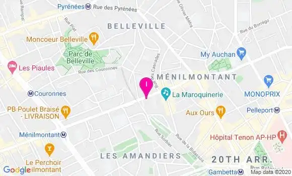 Localisation Georgina Toussaint