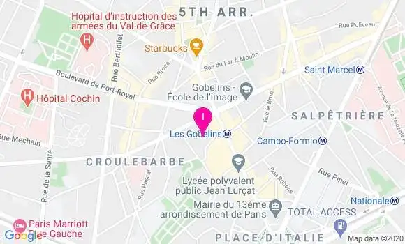 Localisation Catherine Prugne