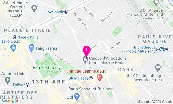 Localisation Nadine Bassin