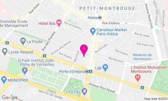 Localisation Pauline Bedel