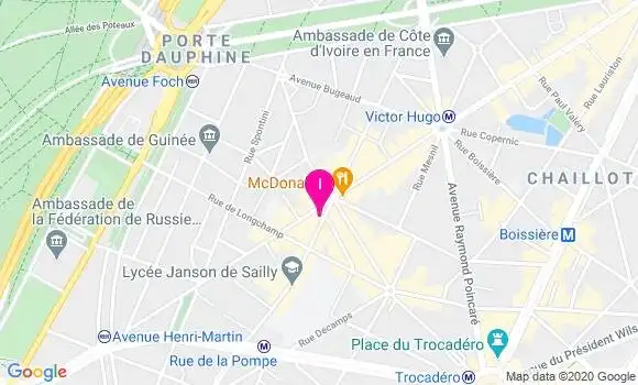 Localisation Claudine Litvine