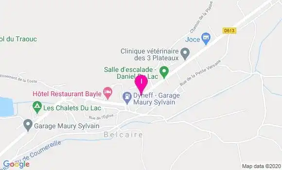 Localisation Natacha Jeantet