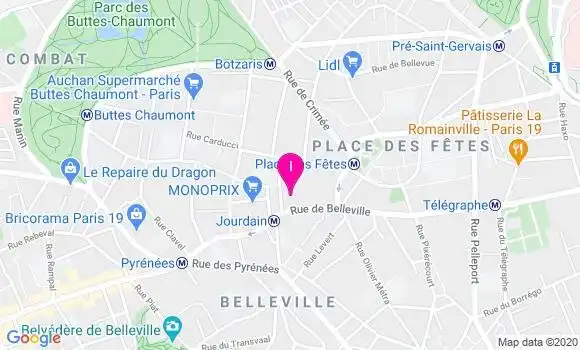 Localisation Marcelle Zoelilalao