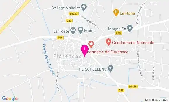 Localisation Martine Brient