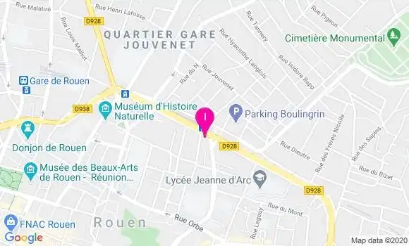 Localisation Fanny Pelcat