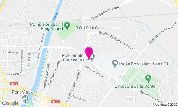 Localisation Veronique Ramirez Boulbes