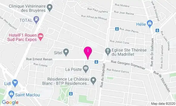 Localisation Ophelie Dupuis