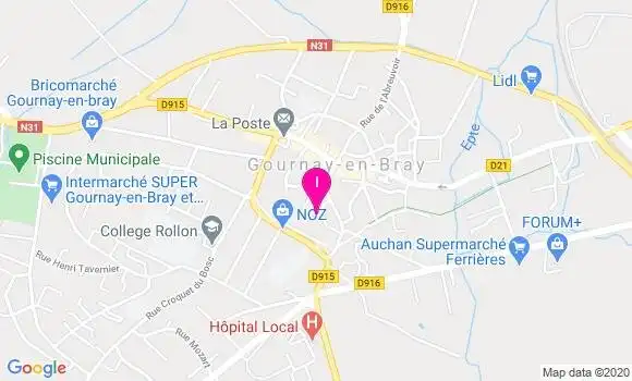 Localisation Emilie Derkx