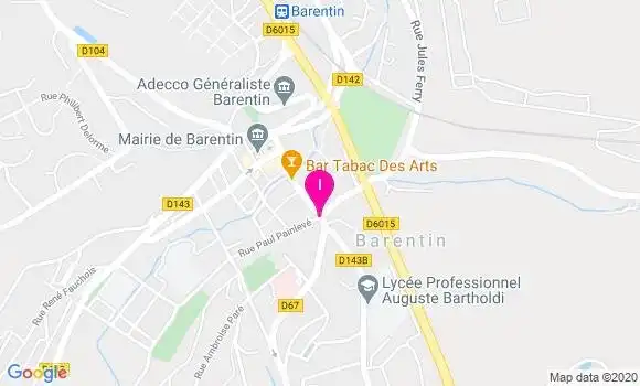 Localisation Nadine Dauge