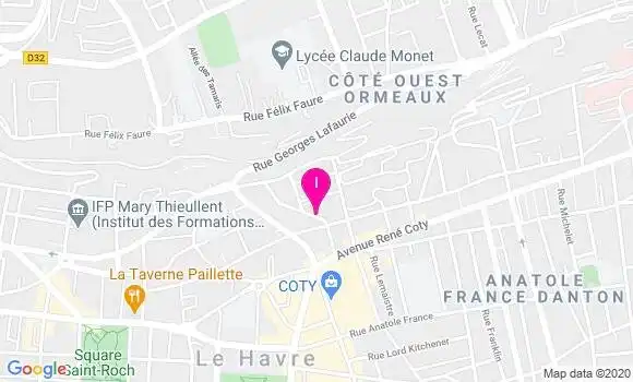 Localisation Chantal Ryon