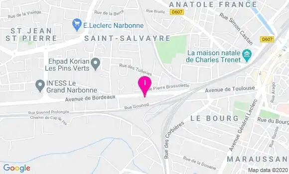 Localisation Amandine Bautes