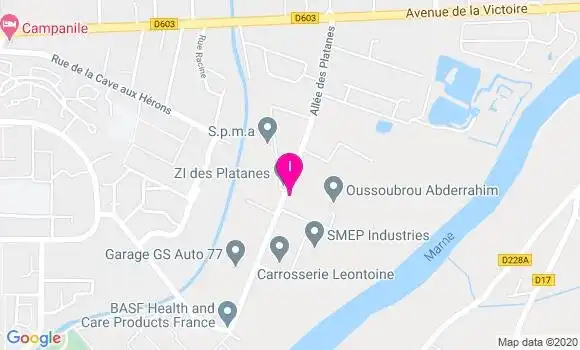 Localisation Suzy Duchene