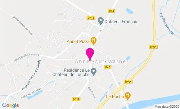 Localisation Christine Carones