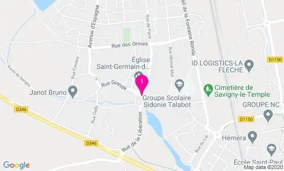 Localisation Marie Laurence Crail
