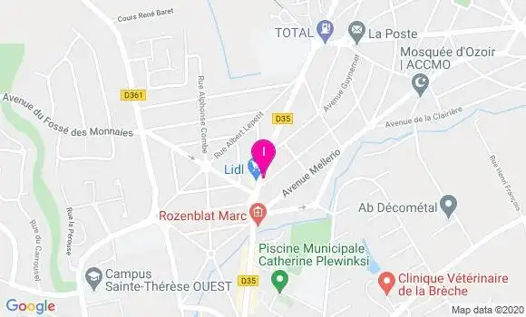 Localisation Sylvie Delamour