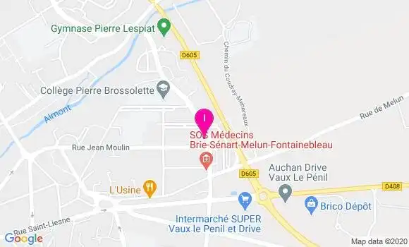 Localisation Thibaut Letaudin