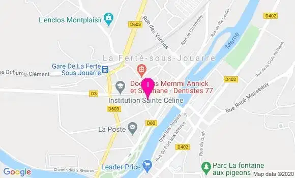 Localisation Jacqueline Lepage