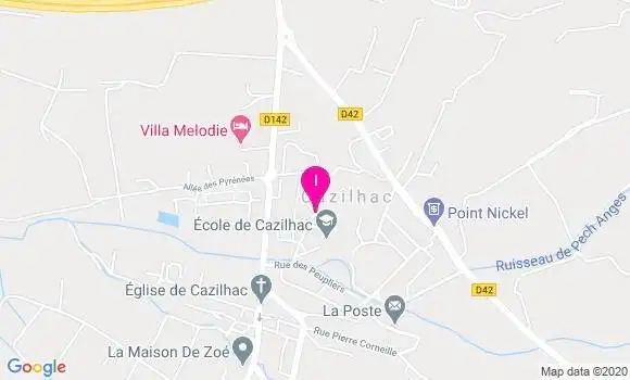 Localisation Lydia Lacroix