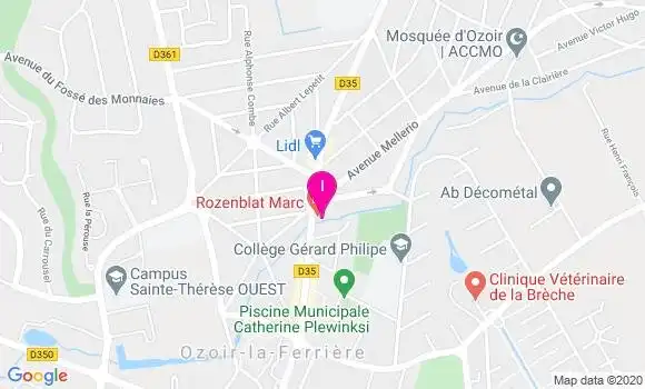 Localisation Danielle Aouate