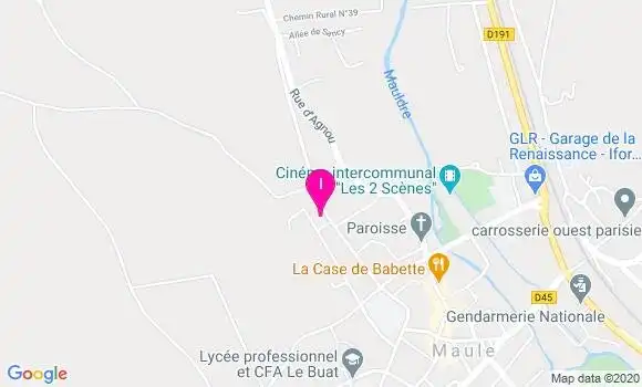 Localisation Angele Nicolas