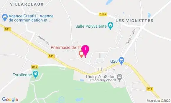 Localisation Cecile Aubriot