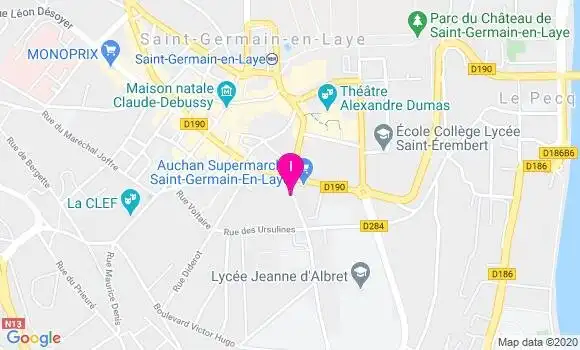 Localisation Sandrine Brunetier
